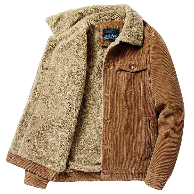 Wendy Herren Parka | Corduroy, Winterparka für Kalte Tage