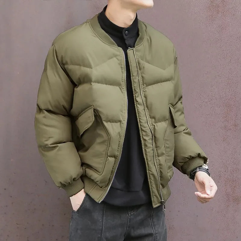 Winston Herren Winterjacke | Plüsch, Lässiger Stil für Kalte Tage