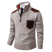 Herren Pullover mit Kragen und Tasche
