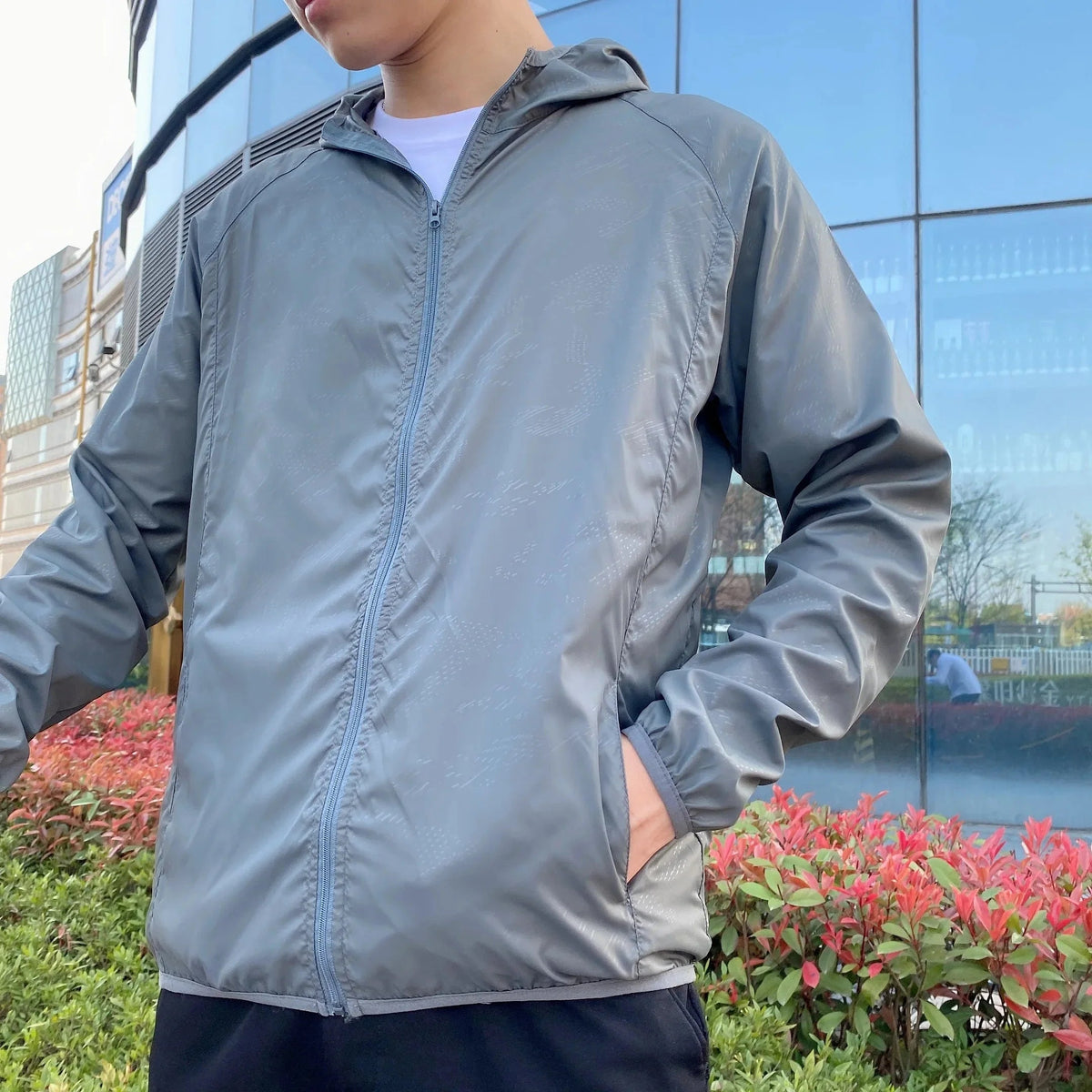 Herren Leichte Windjacke für Outdoor-Aktivitäten