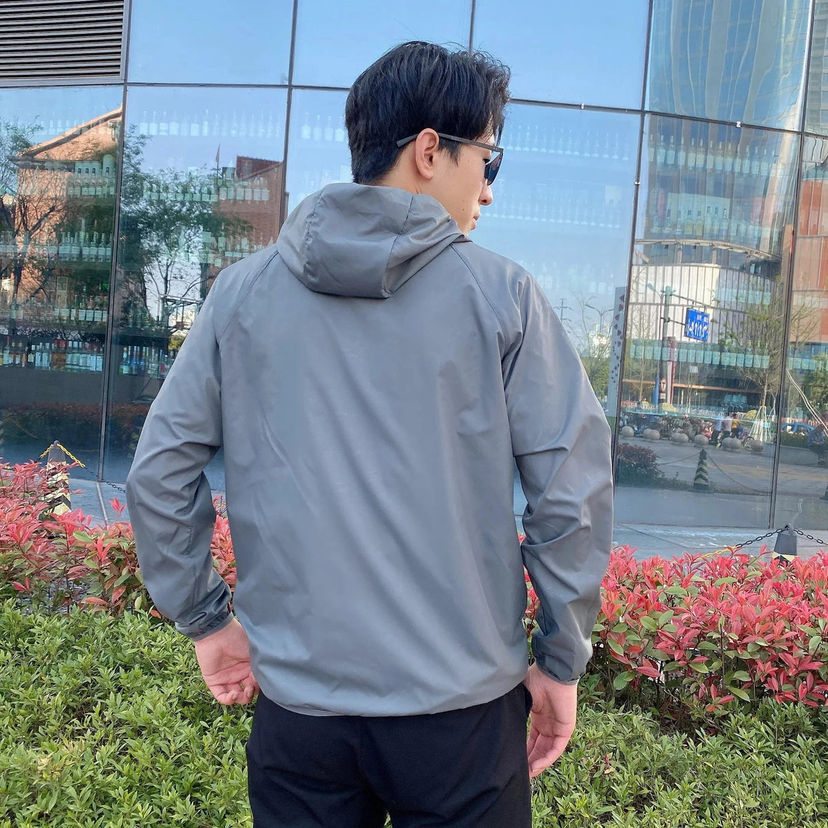 Herren Leichte Windjacke für Outdoor-Aktivitäten
