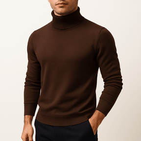 Herren Rollkragenpullover - Klassische Wärme und Stil