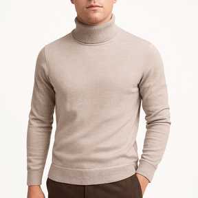 Herren Rollkragenpullover - Klassische Wärme und Stil