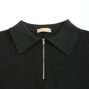 Cesare | Pullover mit halbem Reißverschluss