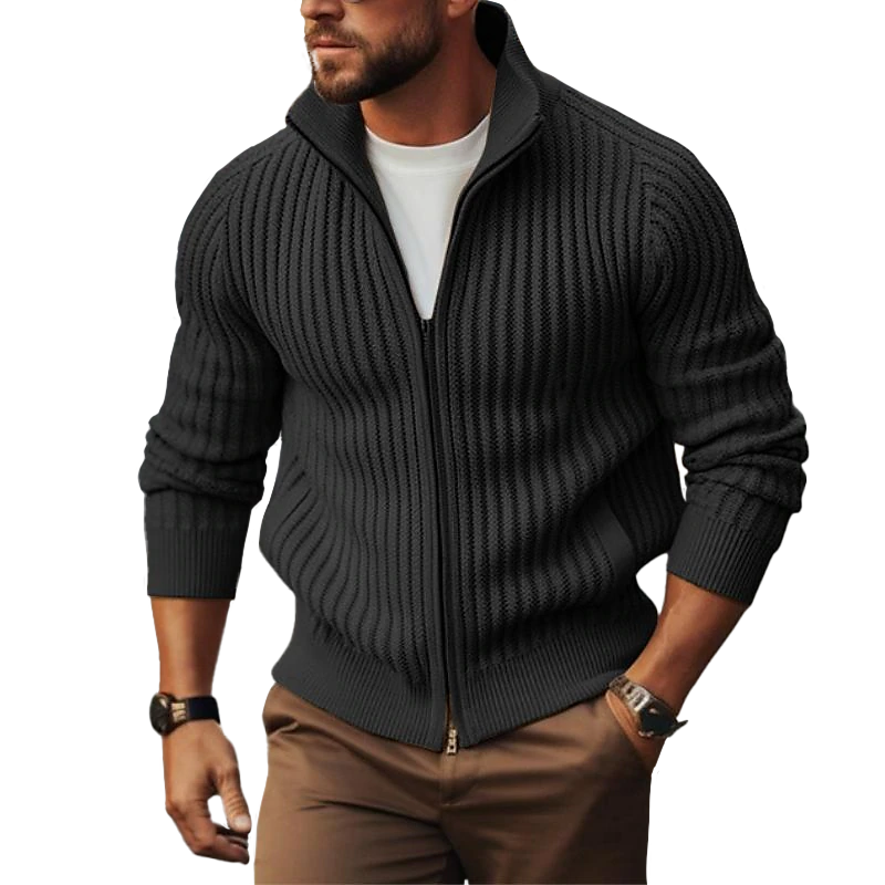 William | Klassischer Wollcardigan