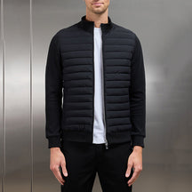 Leichte Sommerjacke für Herren mit Steppdesign